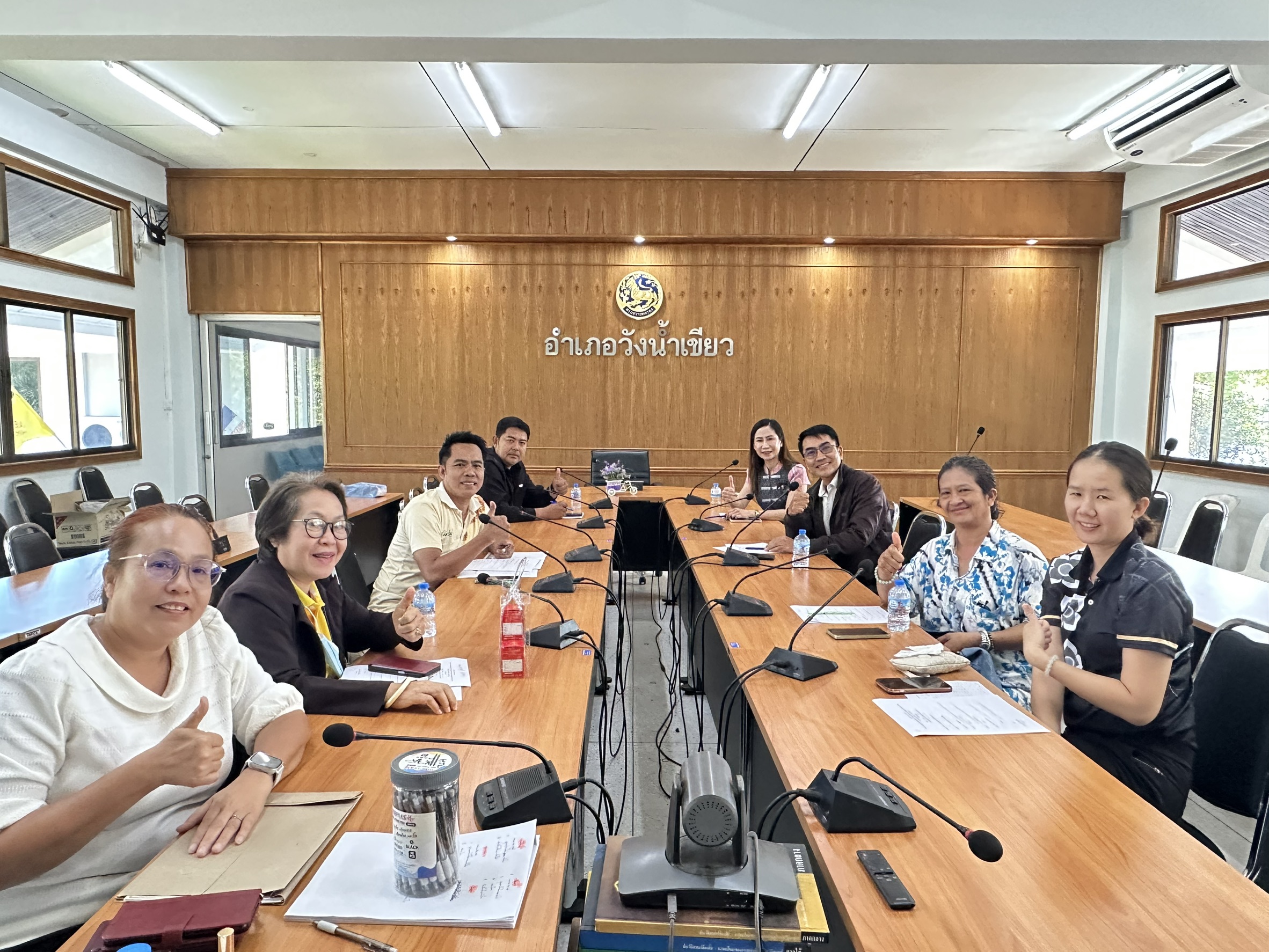 ✨ พช.วังน้ำเขียว จัดประชุมพัฒนาศักยภาพเครือข่ายกลุ่มอาชีพและผู้ผลิต ผู้ประกอบการ หนึ่งตำบล หนึ่งผลิตภัณฑ์ (OTOP) 